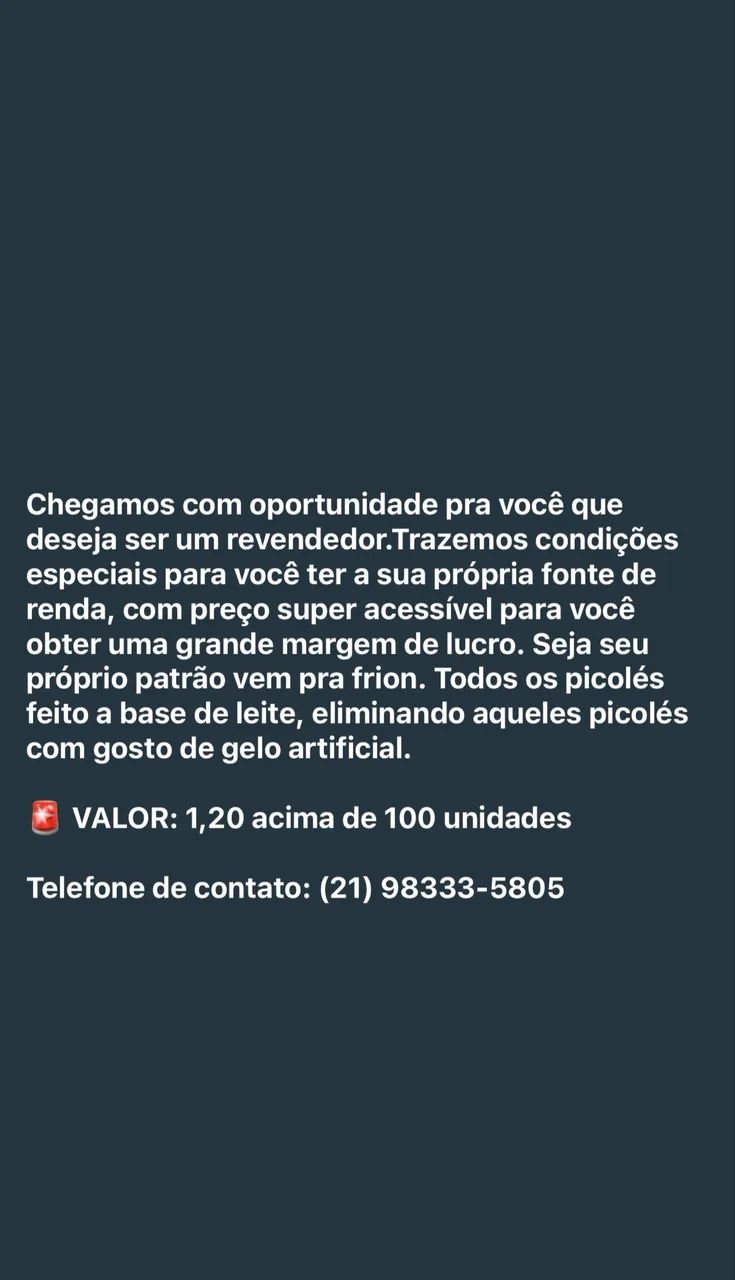 Picolé ao leite  - Foto 3