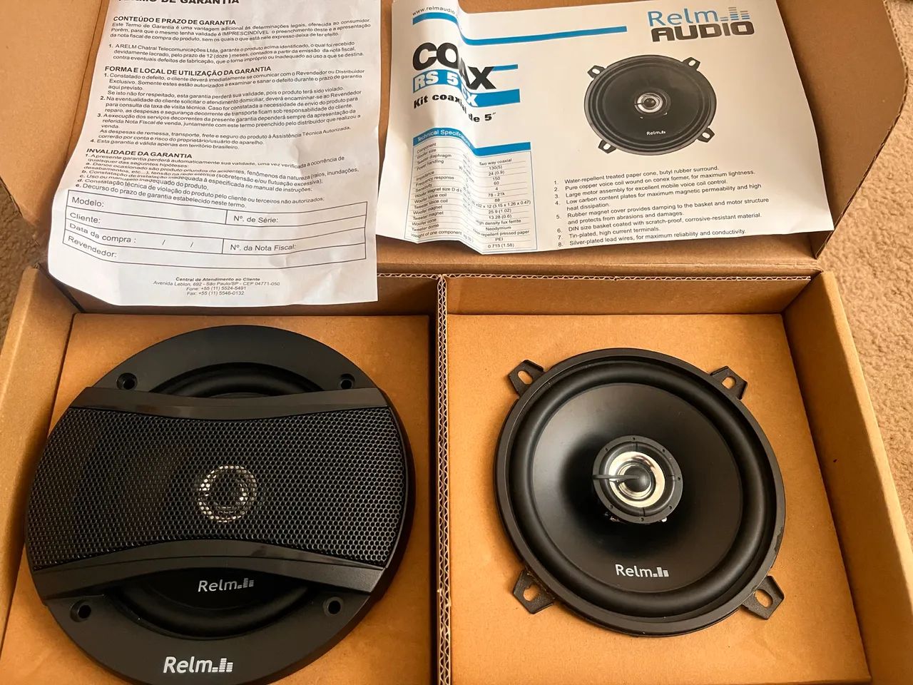 Coaxial 5 Helm áudio qualidade  - Foto 3