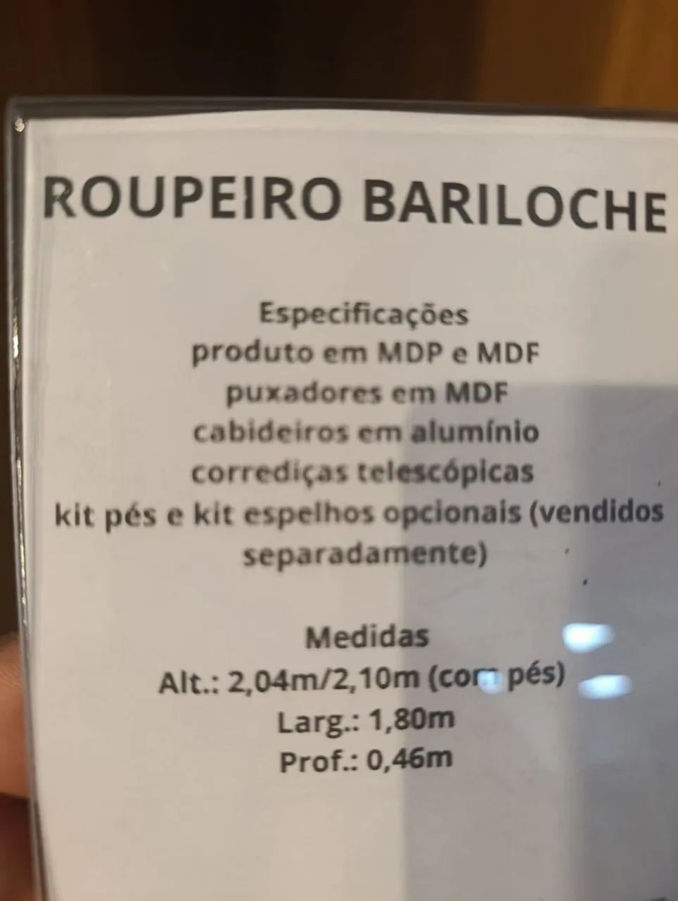 Guarda roupas 6 portas moderno resistente duradouro - Foto 5