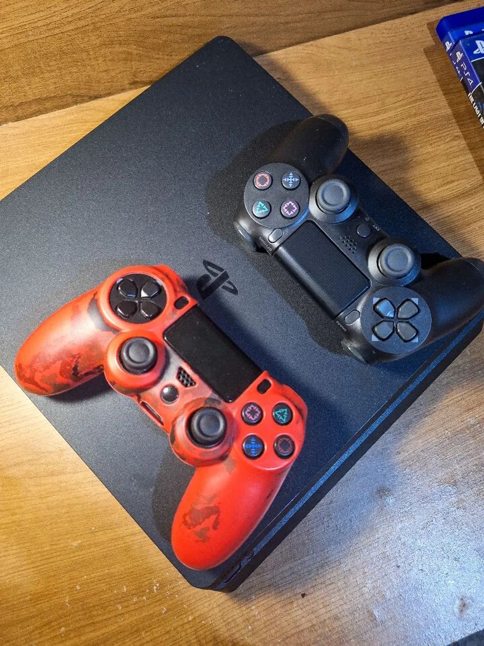 Ps4 Slim + 2 Controles e Jogos - Foto 4