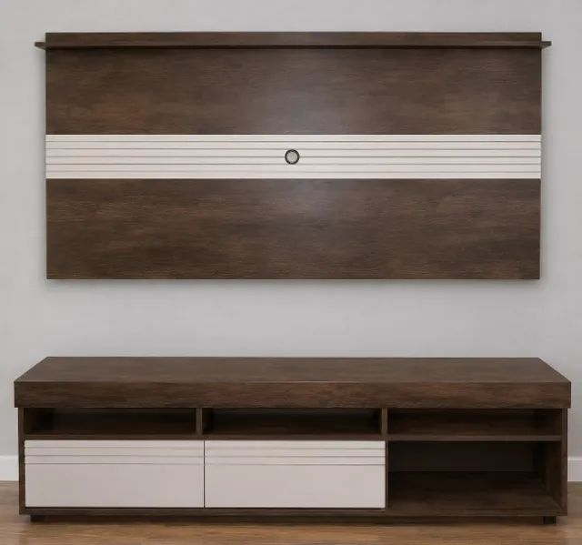 Painel e rack em MDF - Foto 2