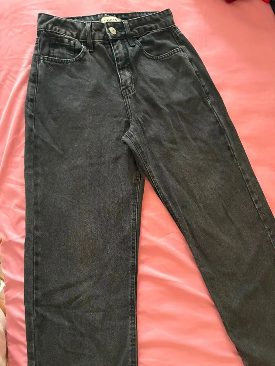 calça jeans preta mindset 34 - Foto 3