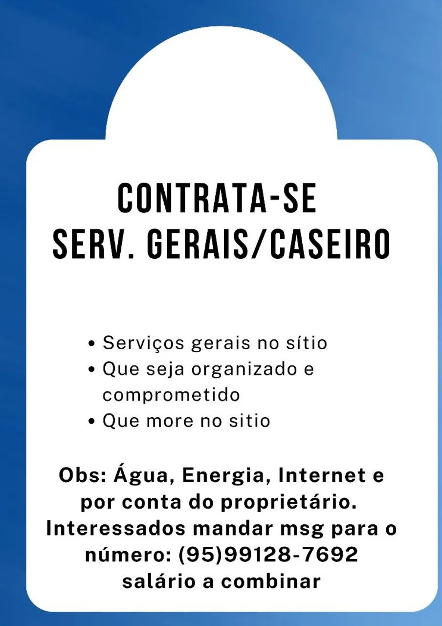 Caseiro/serv. Gerais