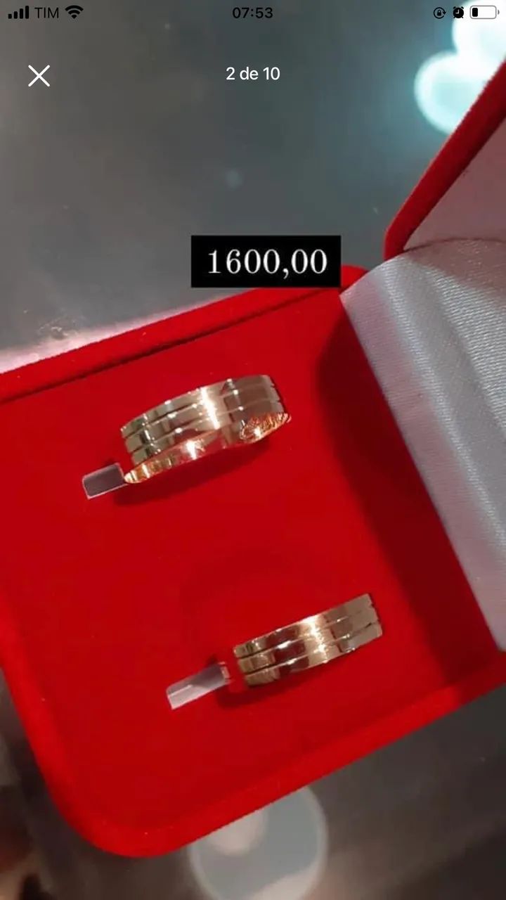 Alianças Ouro18K Promoção  - Foto 2