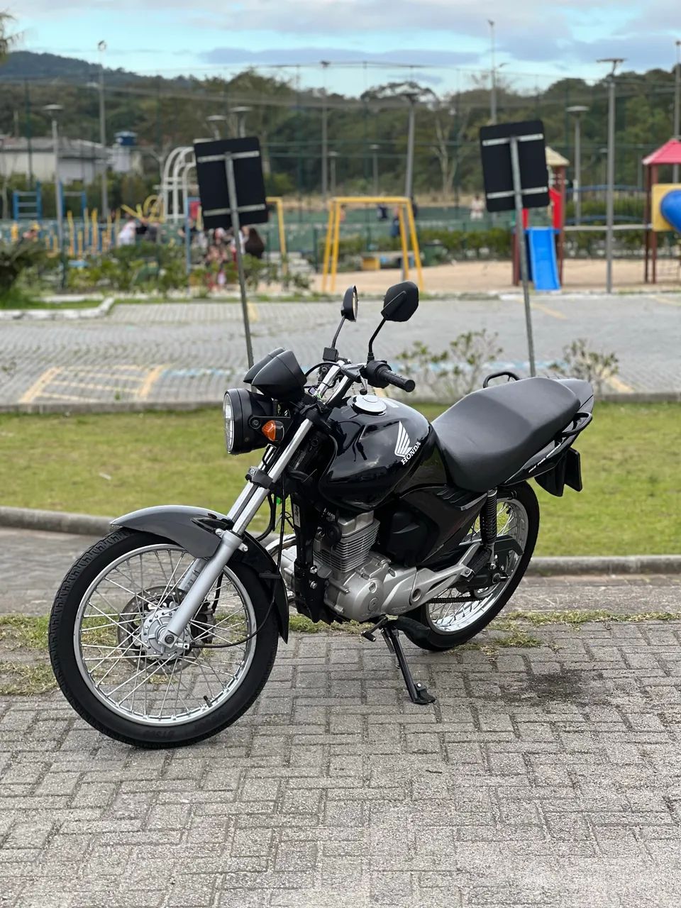 CG FAN 150Cc esdi com partida elétrica e freio a disco  - Foto 3
