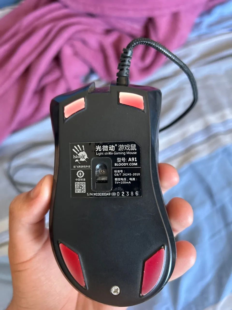 MOUSE GAMER BLOODY A91 - Foto 2