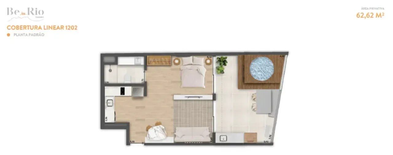 PLANTA 62m²