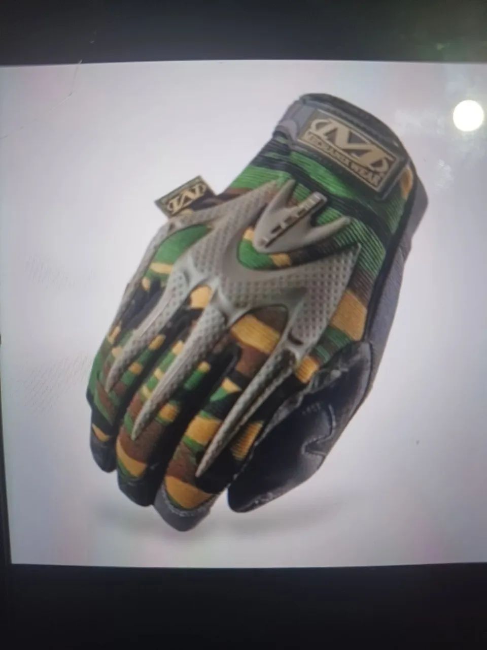 Par de luvas Mechanix Camuflada tamanho G  - Foto 5