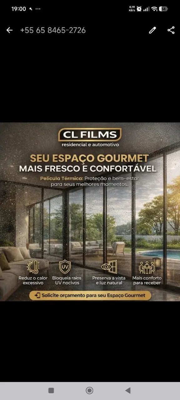 Insulfilm película de alta performance redução de calor 