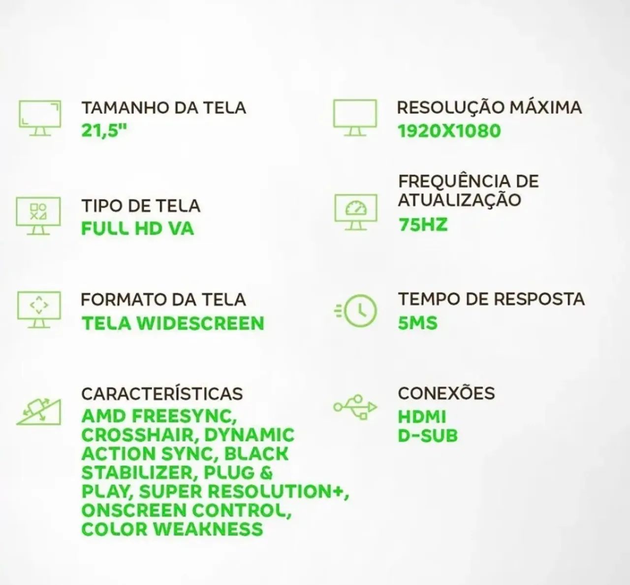 Monitor LG novinho  - Foto 3