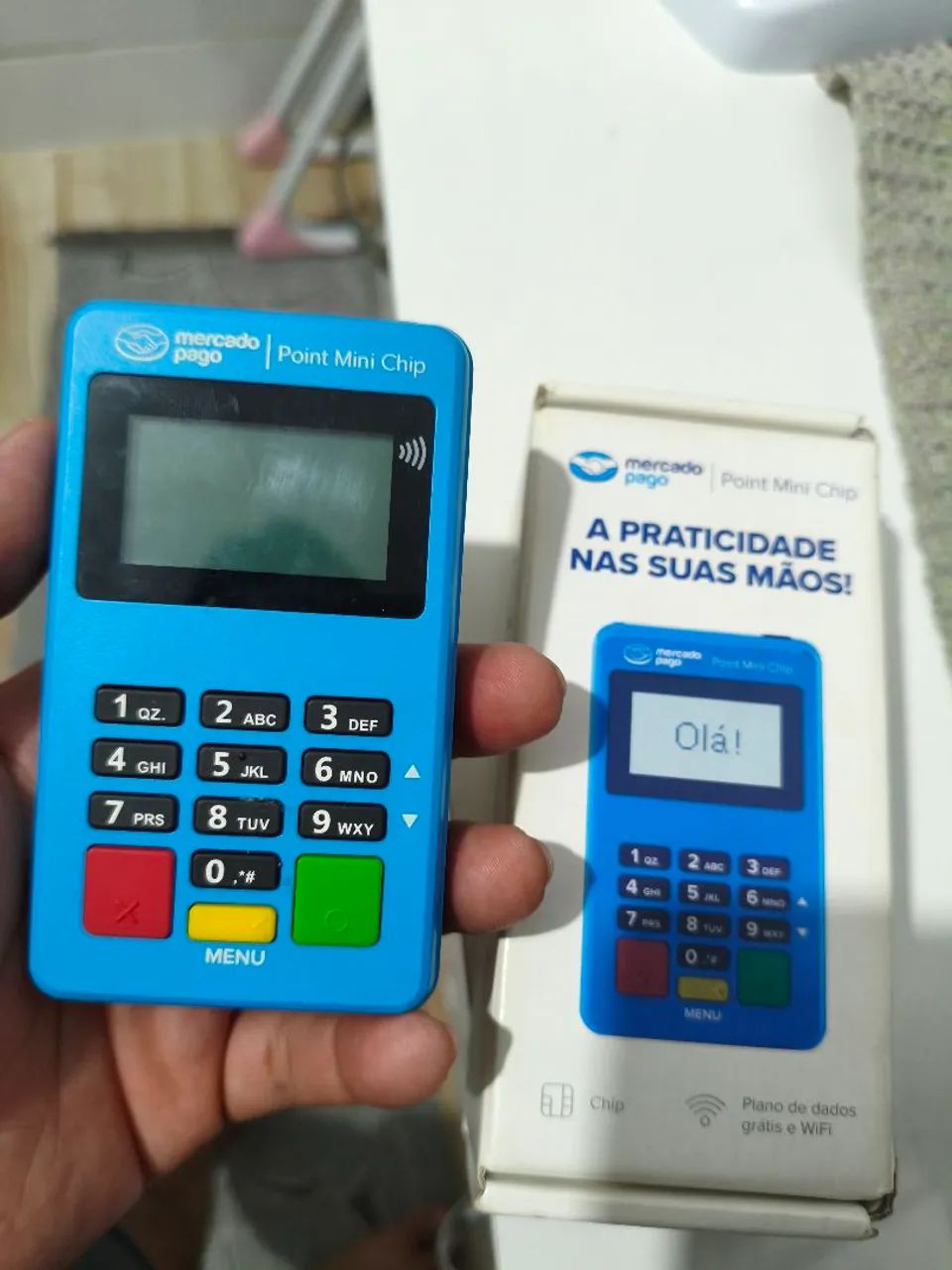 Maquina de Cartão Mercado Pago