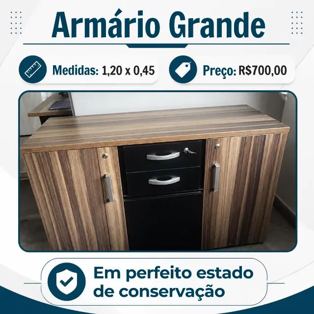 Móveis de Escritório em perfeito estado de conservação - Foto 5