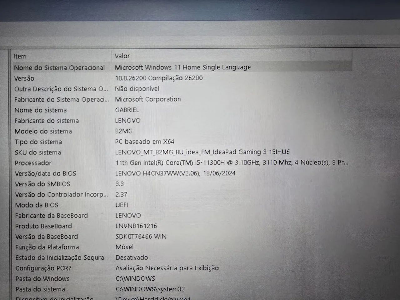 Notebook Lenovo ideaped gaming 3i  - Foto 5