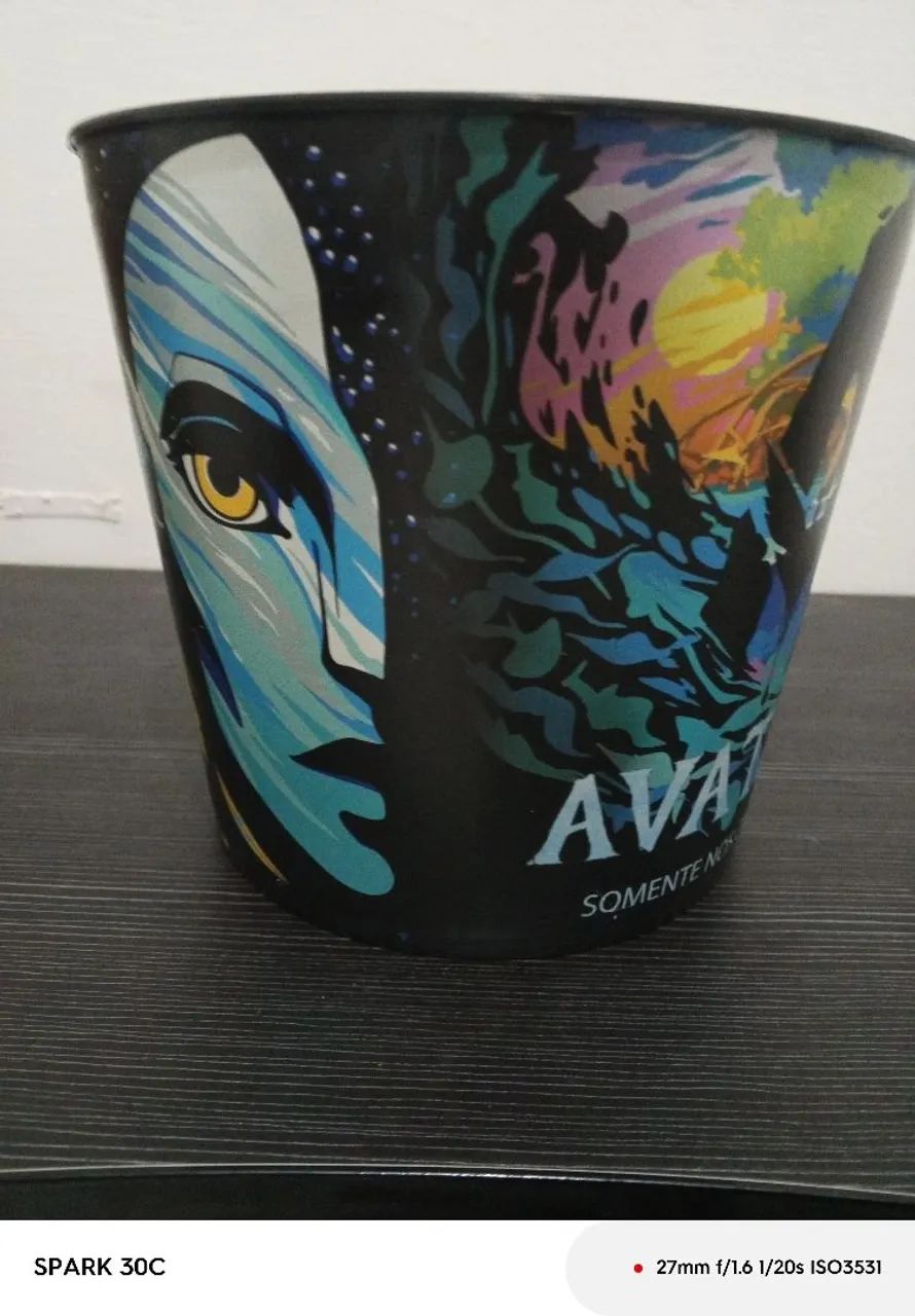 Balde de pipoca original Avatar 