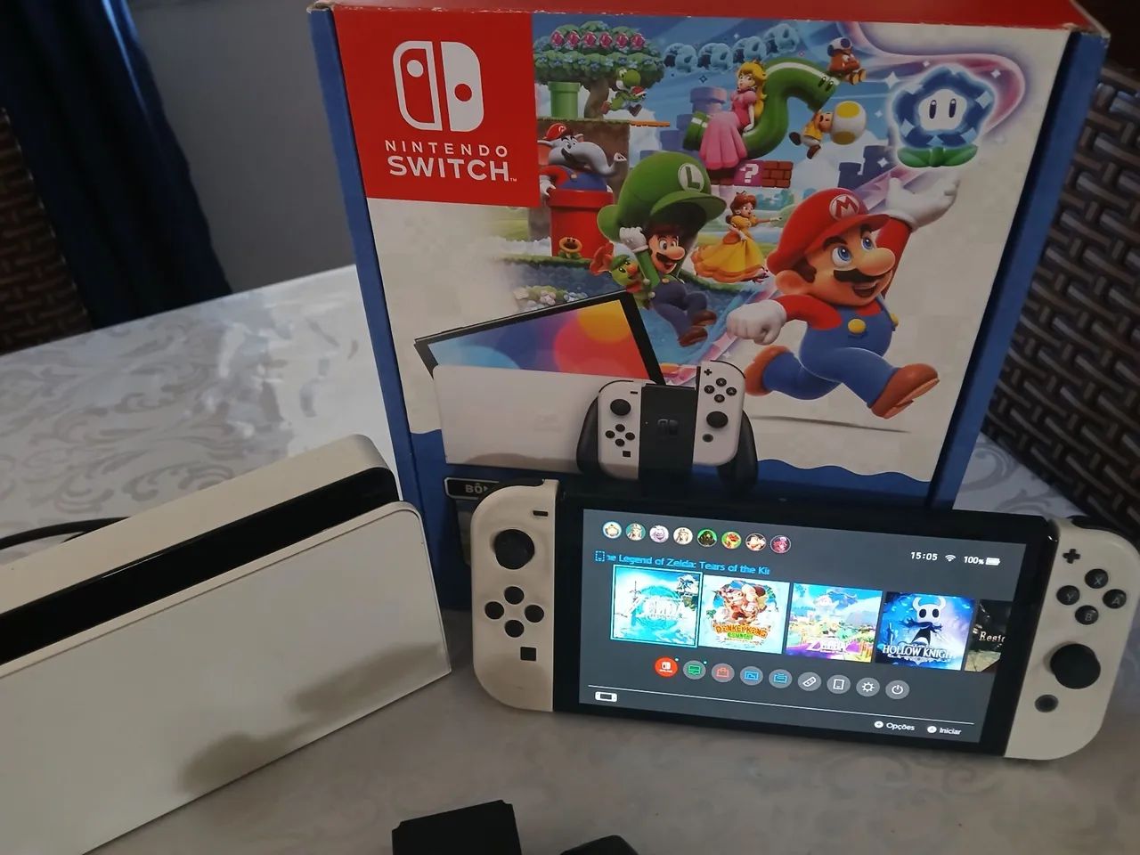 Nintendo Switch Oled + 7 Jogos - Foto 3