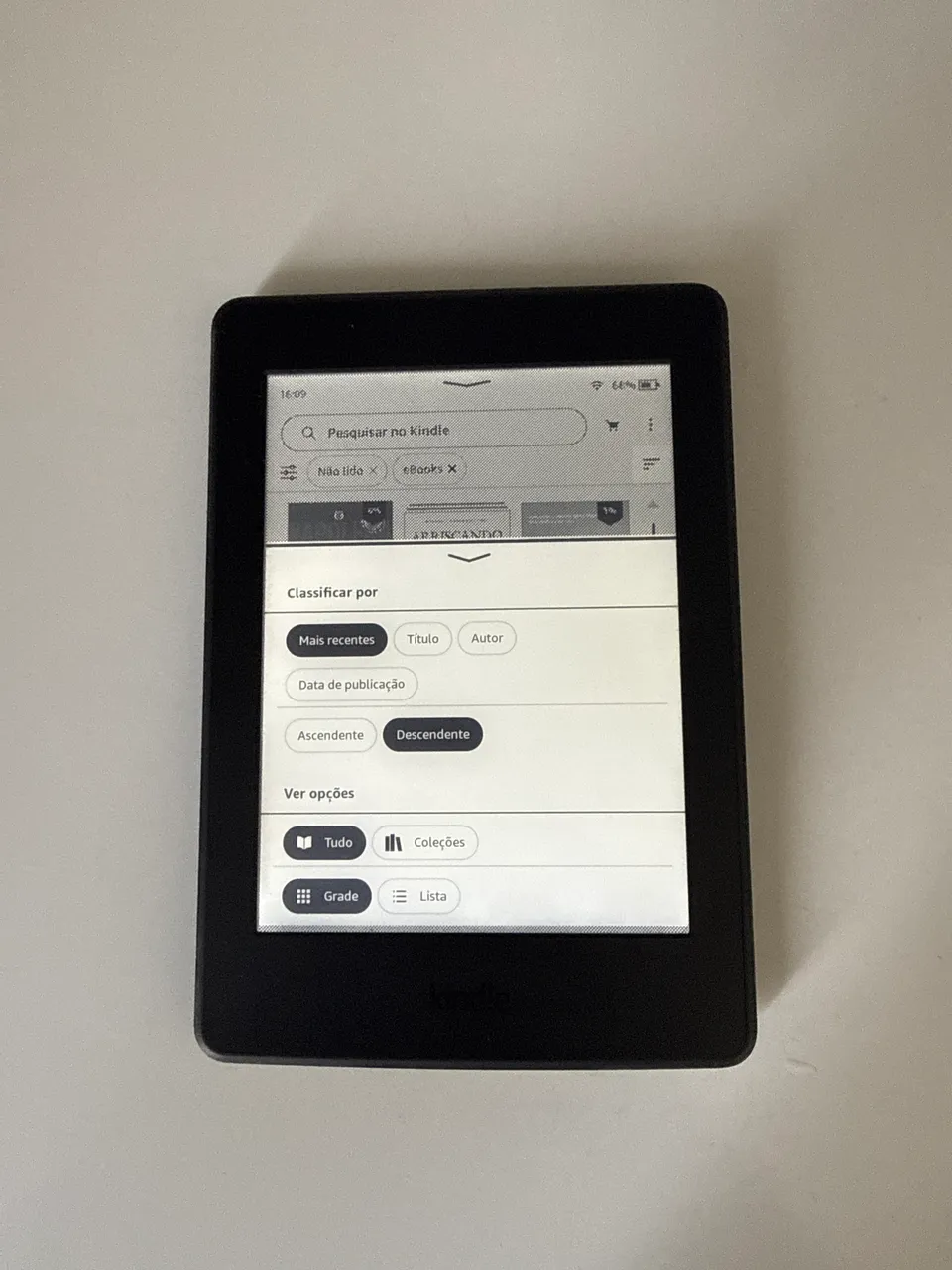 Kindle Paperwhite 12° (geração mais recente) - 16 gb - o mais