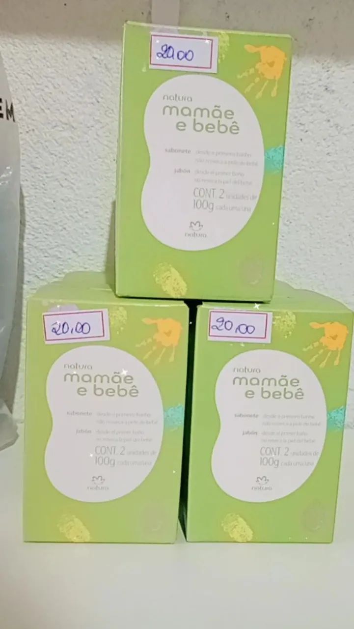 Sabonete em Barra Puro Vegetal Mamãe e Bebê (2 unidades) - Foto 2