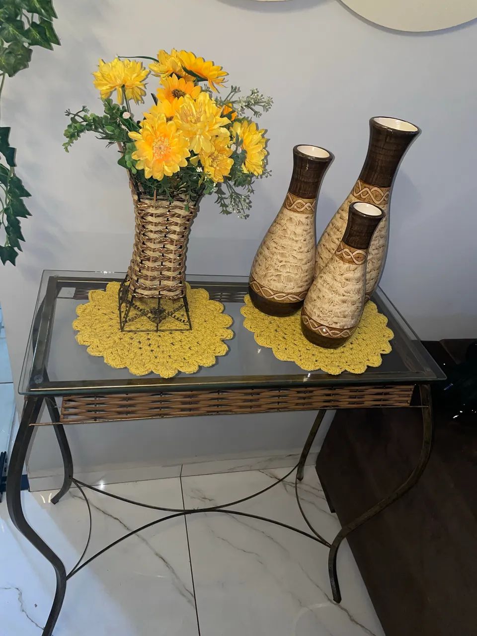 Mesa de decoração de vidro  - Foto 4