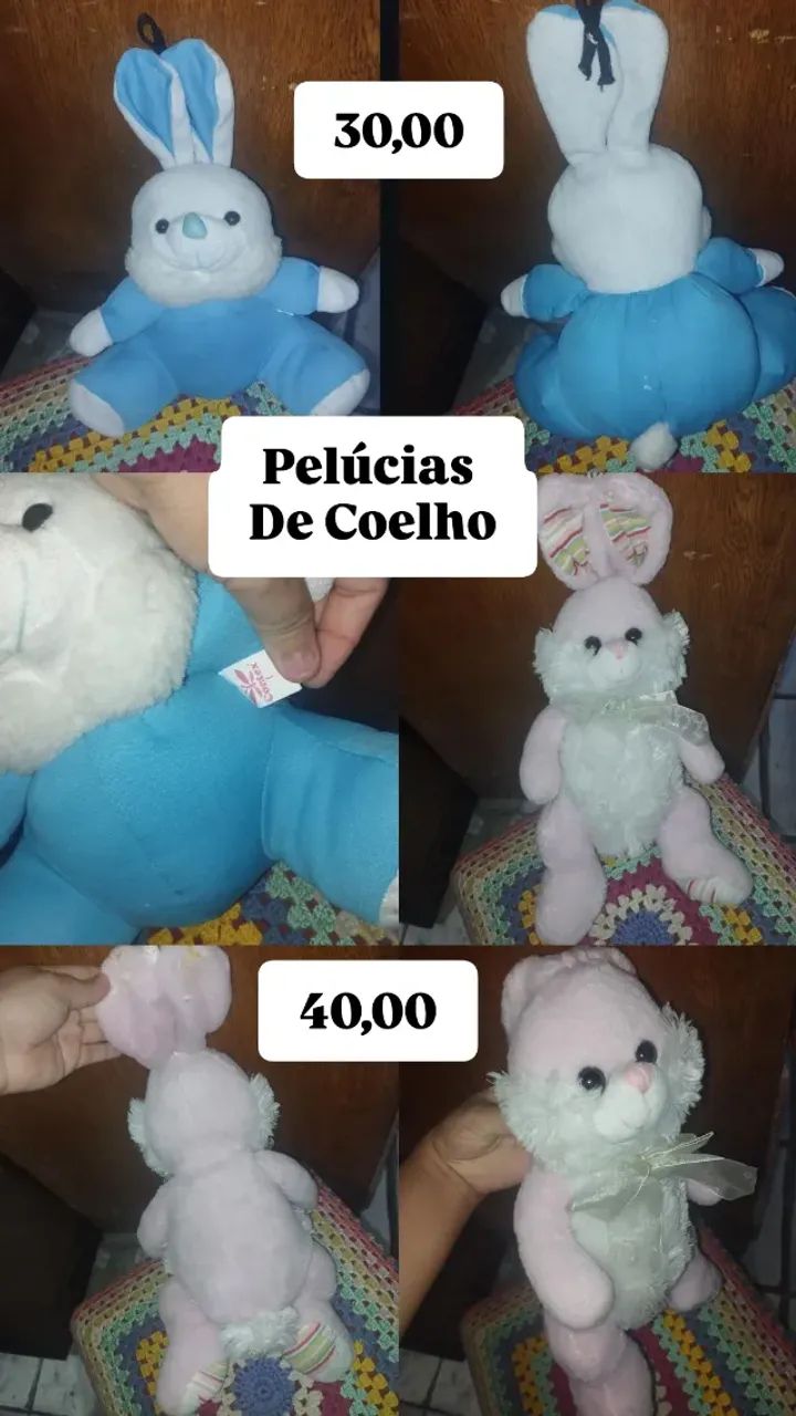 Coelhos de Pelúcia 