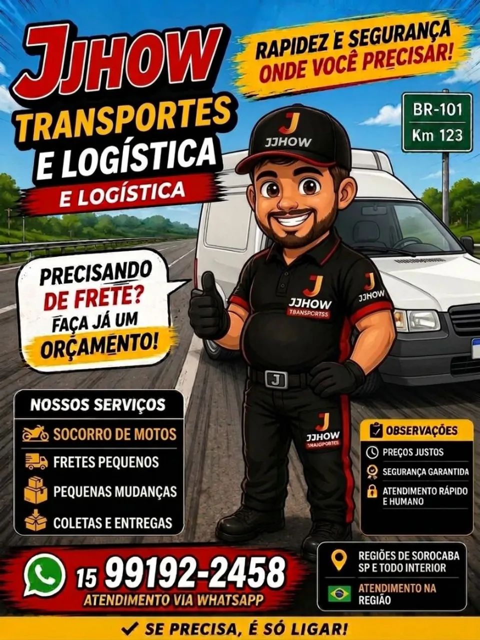Fretes e  Pequenas mudanças S.o.S motos 