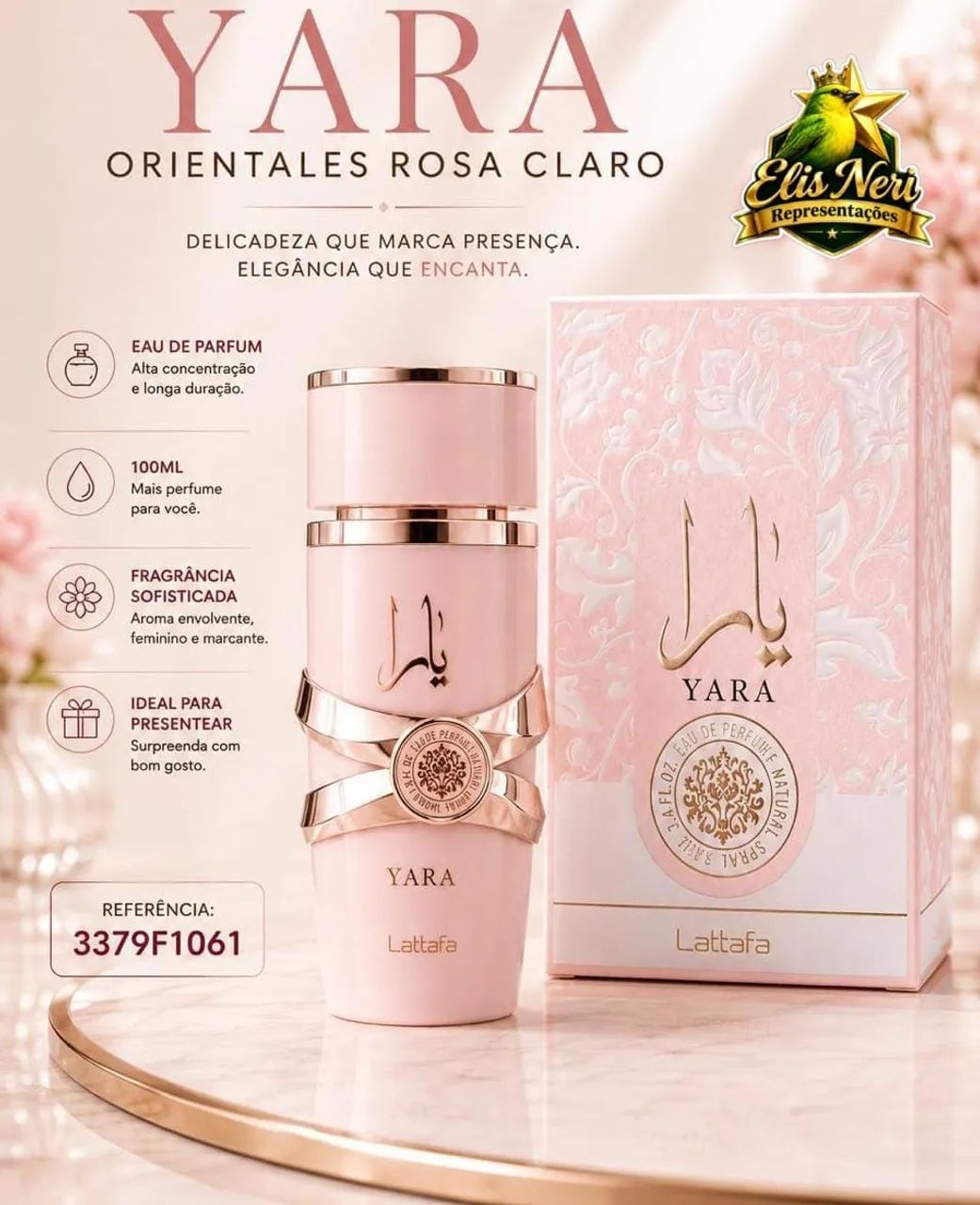 Perfume Árabe Asad Rosa Claro - 100ml original ?