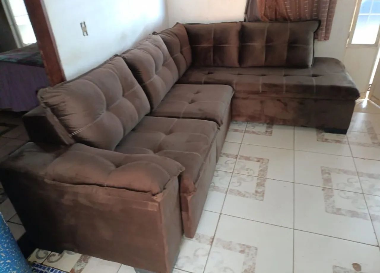 Sofá de canto lunnar com parta retrátil  - Foto 2