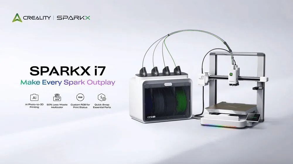 Impressora Multicolorida 3D Sparkx7 Creality com CFS livre de umidade! - Foto 5