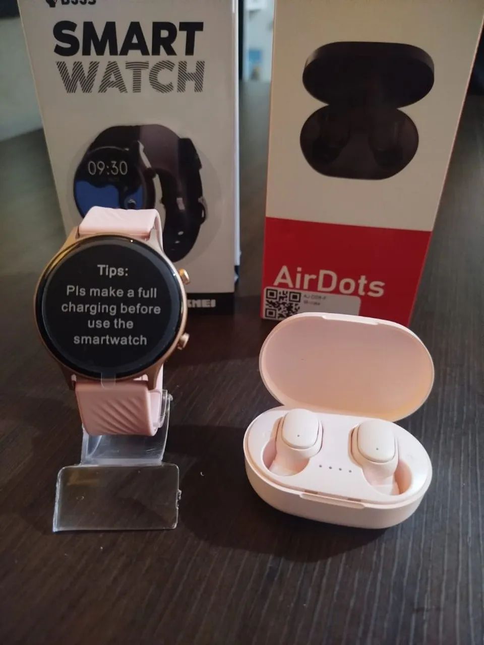 Combo ROSA Smartwatch + Fone Bluetooth Case 
