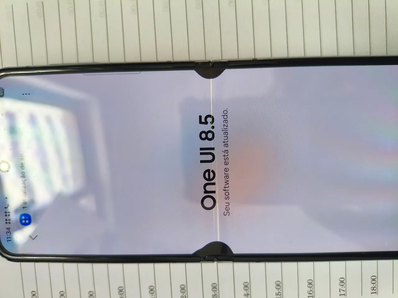 Celular com defeito na tela modelo SANSUNG FLIP5  com 256gb - Foto 4