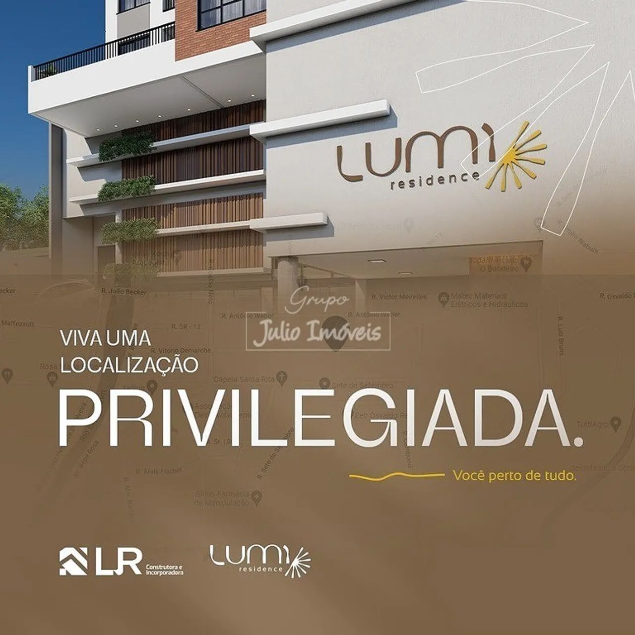 Apartamento de um quarto Santa Rita em Brusque - Foto 3