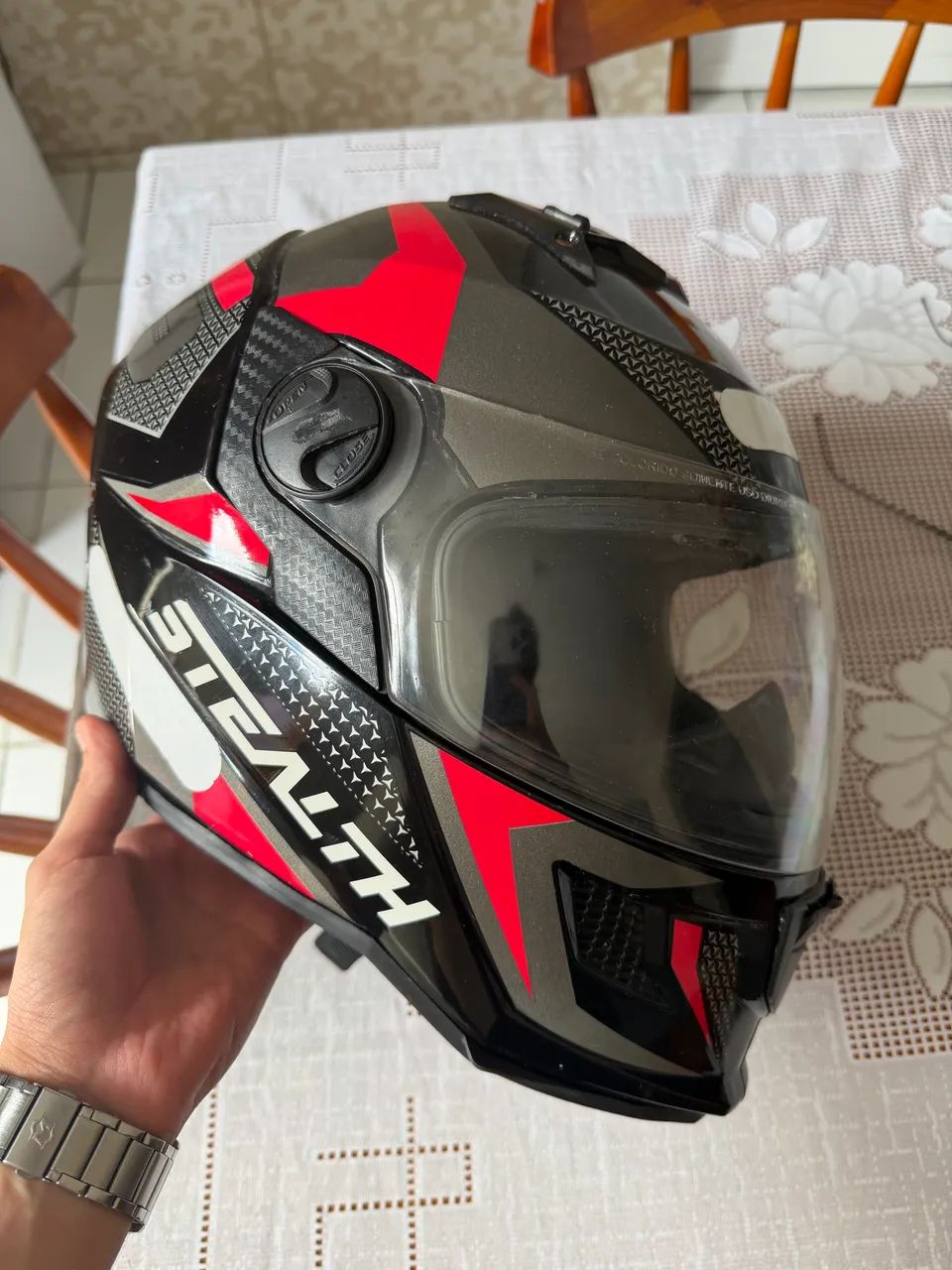 Capacete stealth tamanho 58 - Foto 5