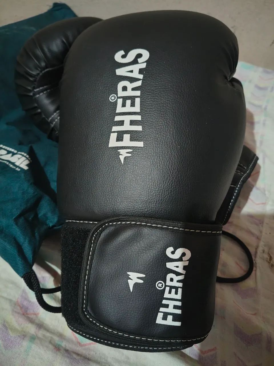 Luvas de boxe + protetor bucal 
