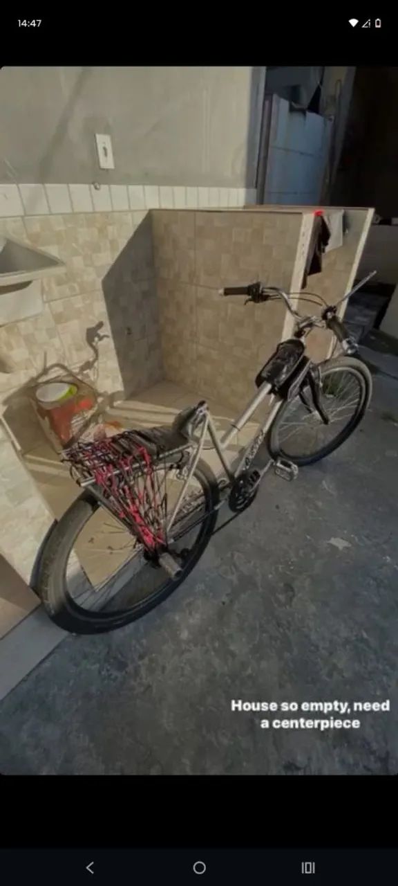 Bicicleta montadinha 