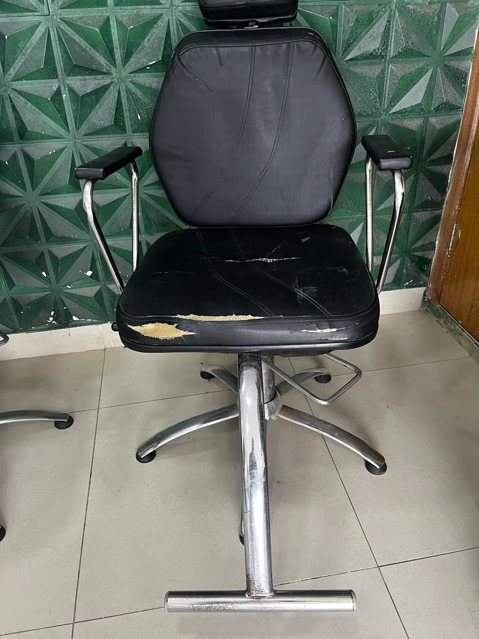 Cadeira de barbeiro salão 