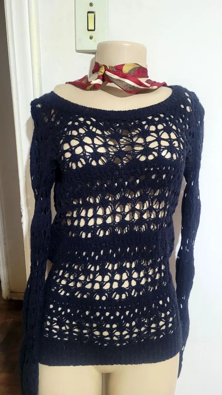 Blusas em crochê  - Foto 4