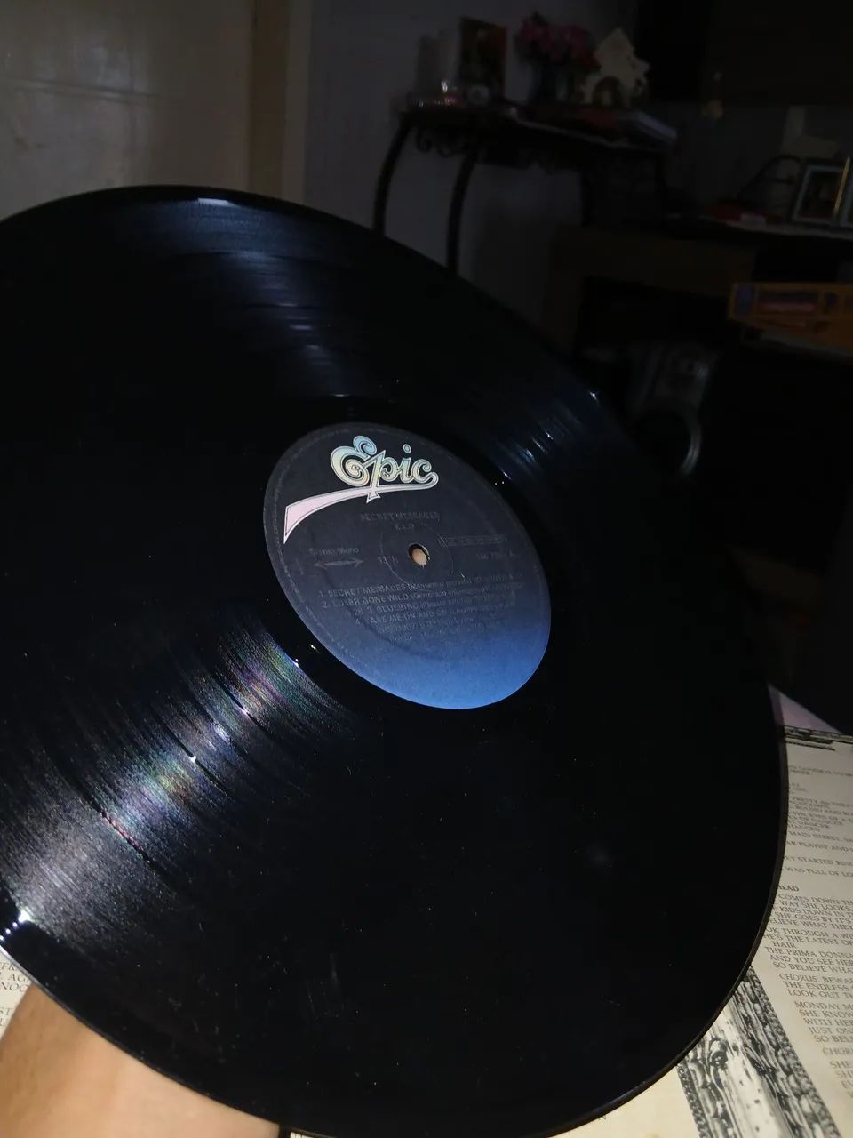 Disco De vinil dos  Electric Light Orchestra  Secret Messages  - Foto 4