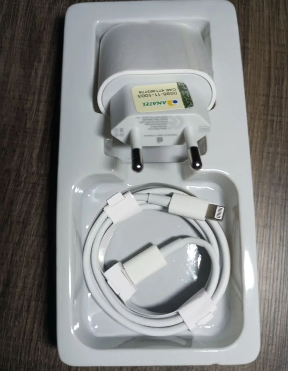Carregador iphone completo original