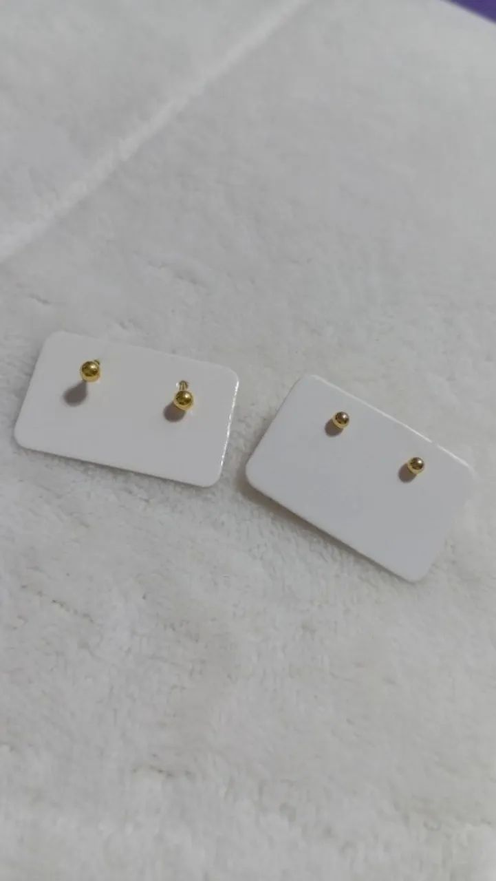 Brincos de Bolinha Básicos 