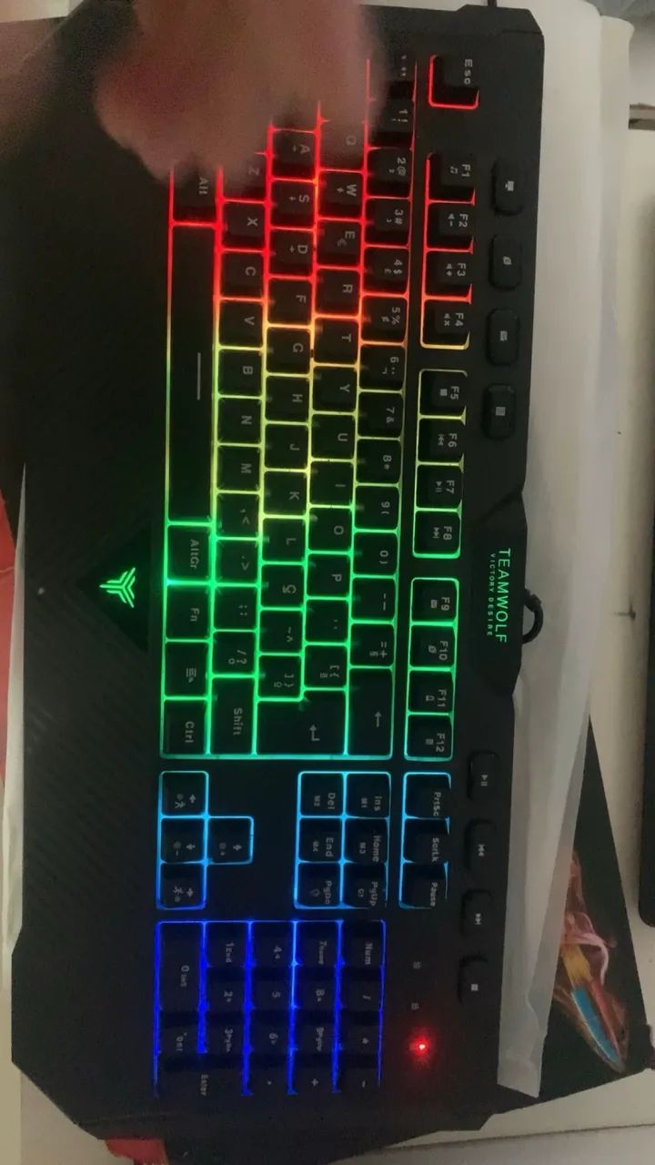 teclado RGB mecanico Teamwolf - Foto 3