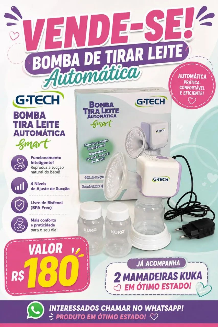 Bomba de leite automática