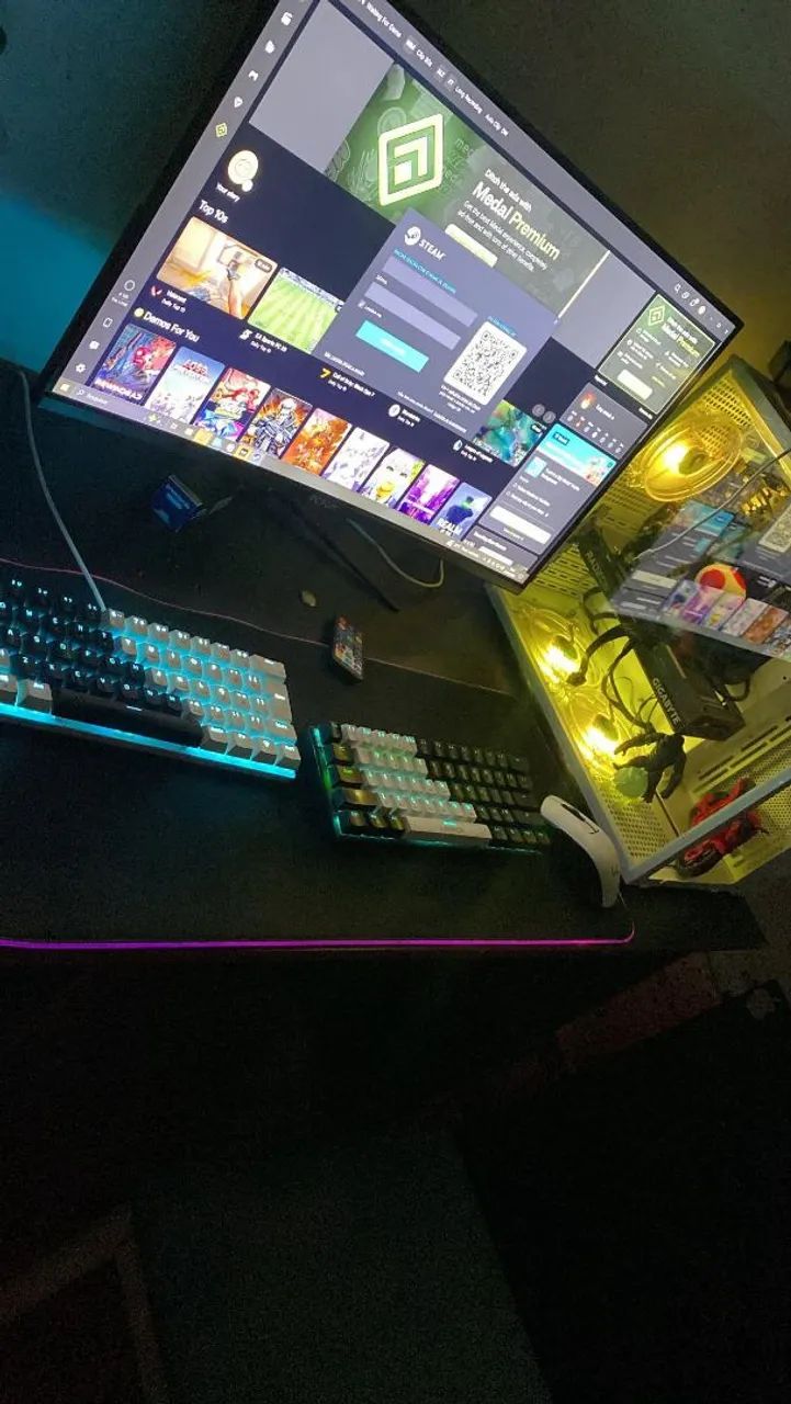 Troco ou vendo setup gamer por iPhone 13 pra cima (13/15 com volta)  - Foto 3
