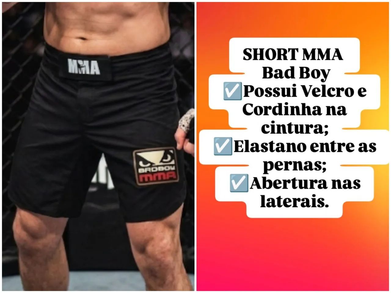 Short MMA Bad boy  - Foto 2