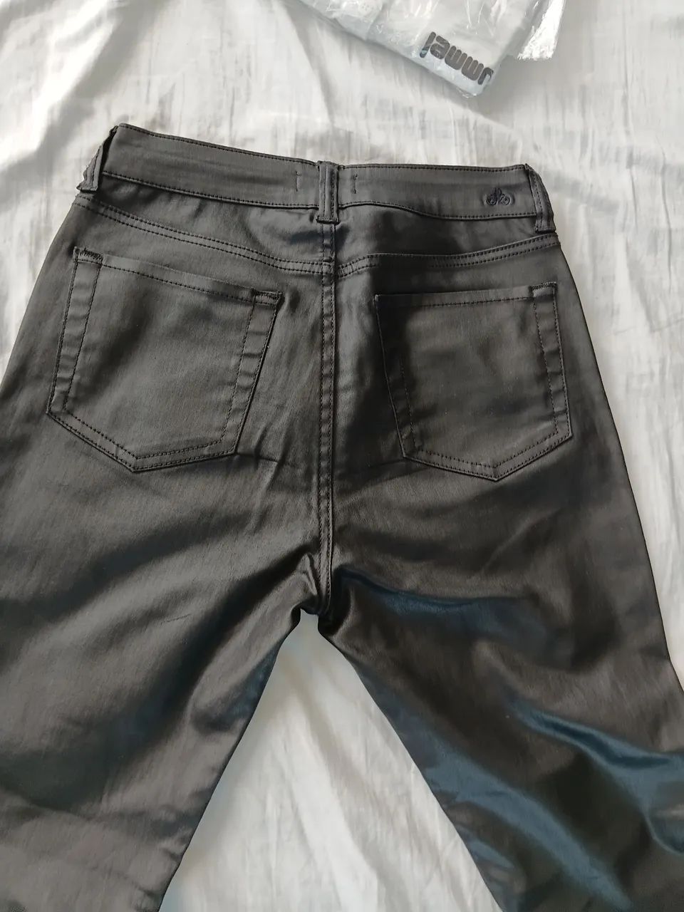 Calça da brooksfield preta,acetinada. - Foto 5