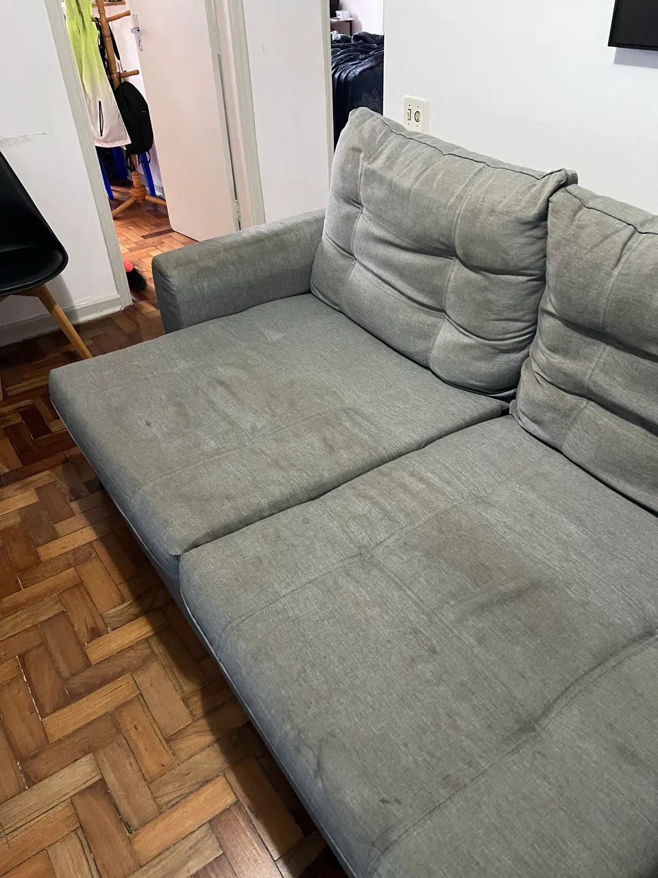 Sofa Retrátil Doha Stitch 3 lugares - Foto 2