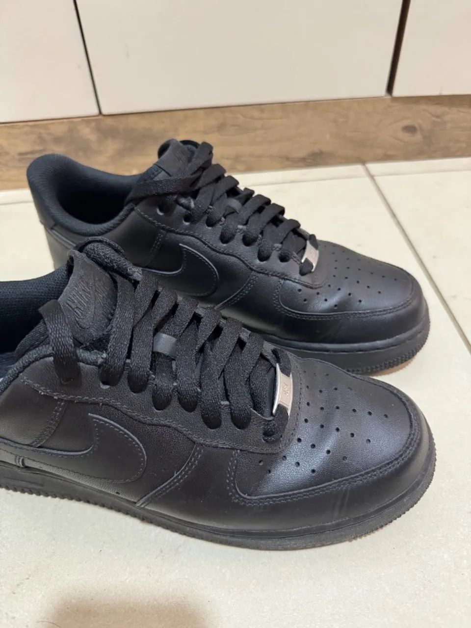 Air force 1 Preto Tamanho 40.5 - Foto 4