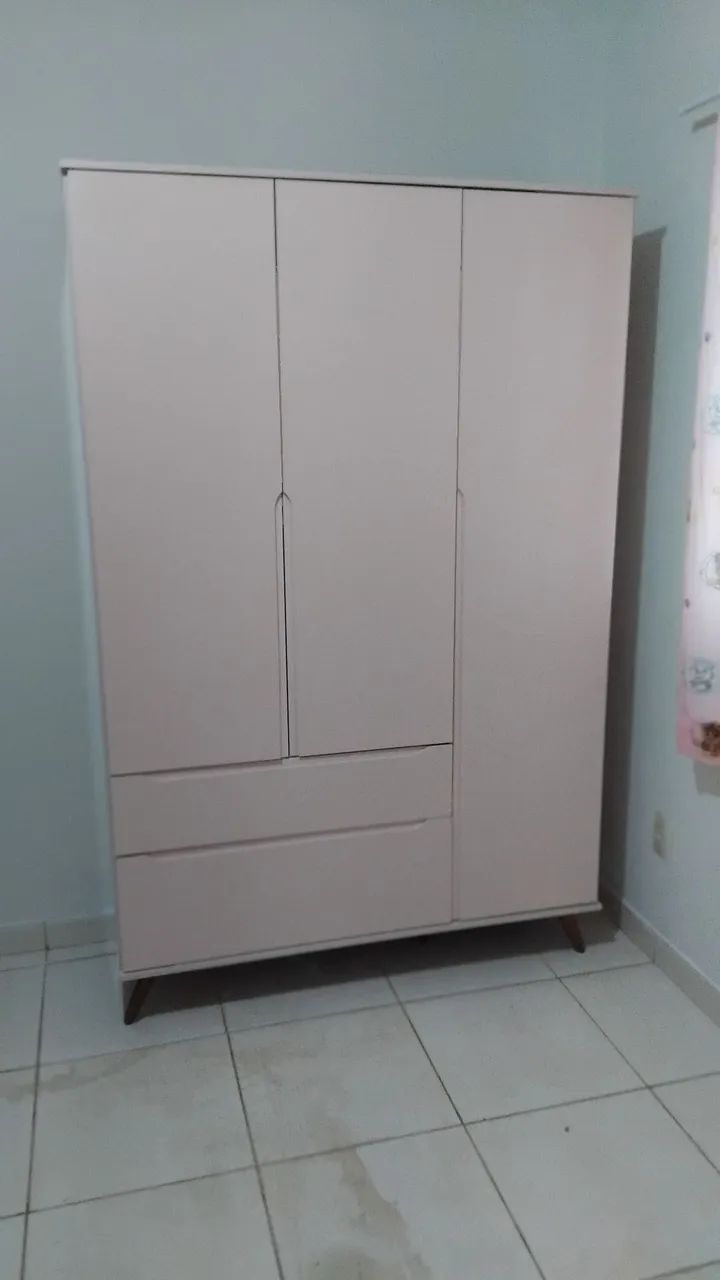 Guarda Roupa Infantil Rosa