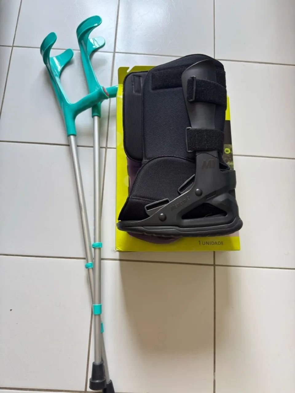 Muleta+bota ortopédica  - Foto 2