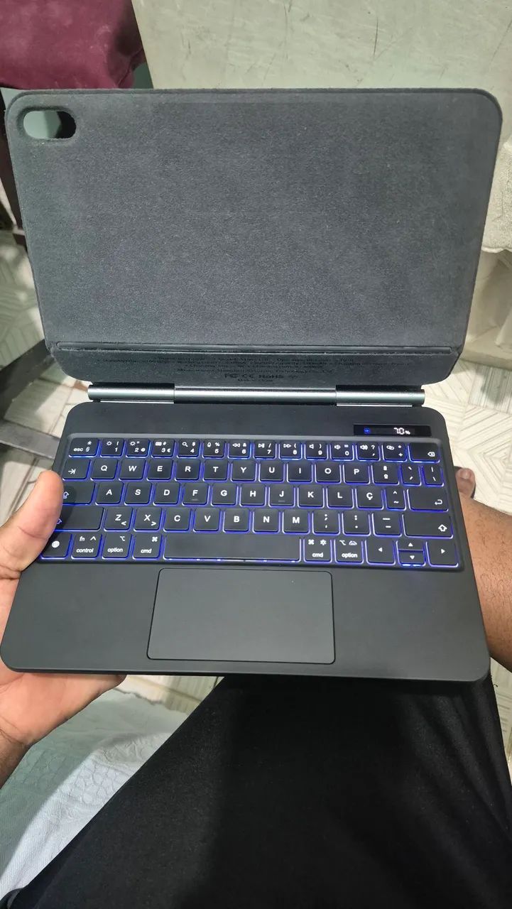 Capa teclado para iPad 10ª e 11ª (A16) - Foto 3
