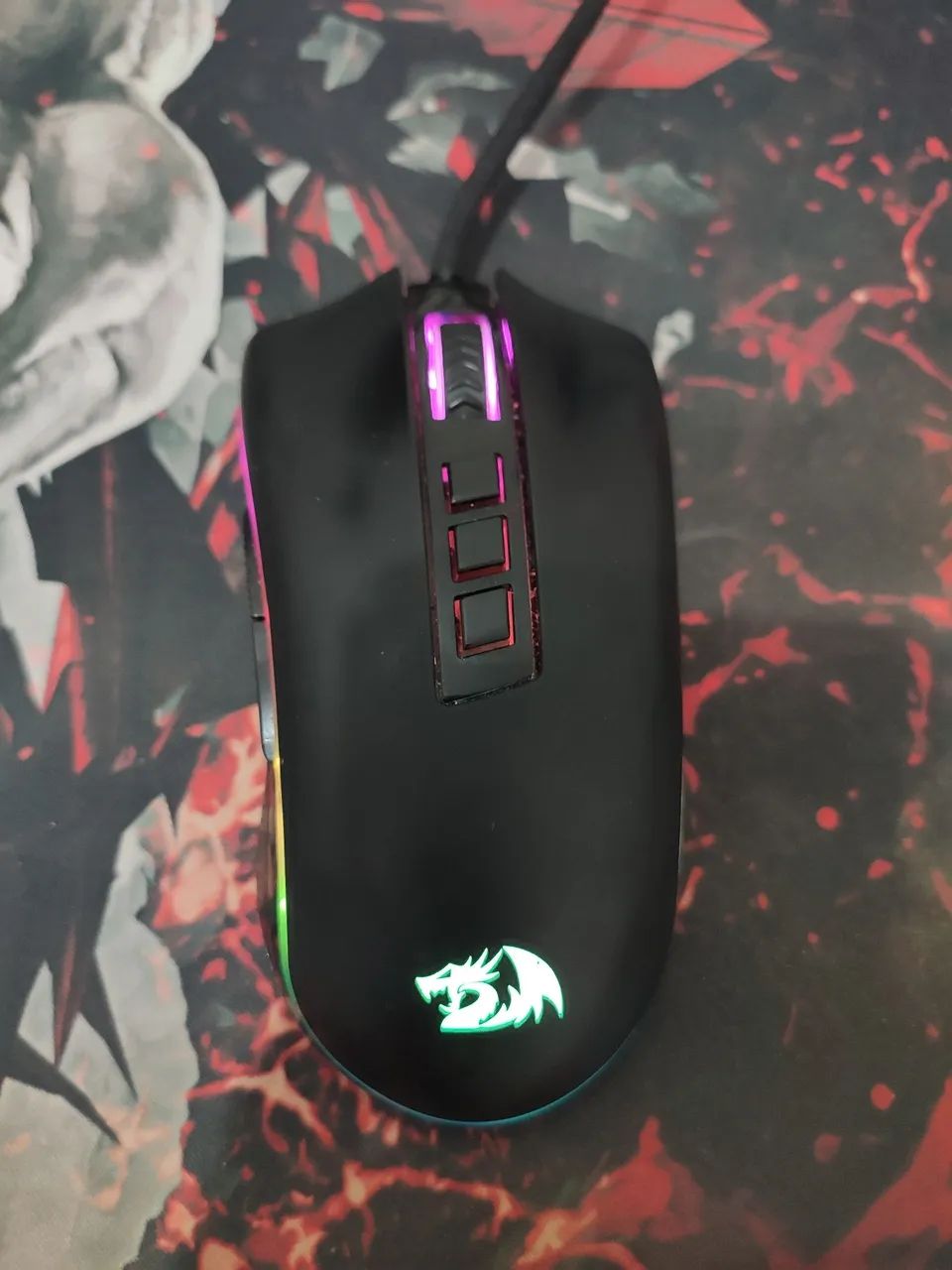 Kit Gamer Teclado Mecânico e Mouse Redragon - Foto 2