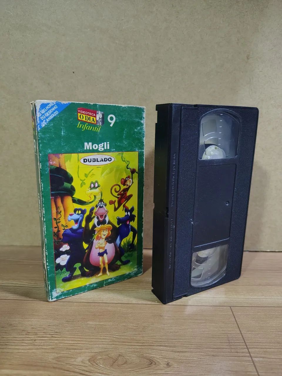 Fita VHS desenho Mogli - sem testes